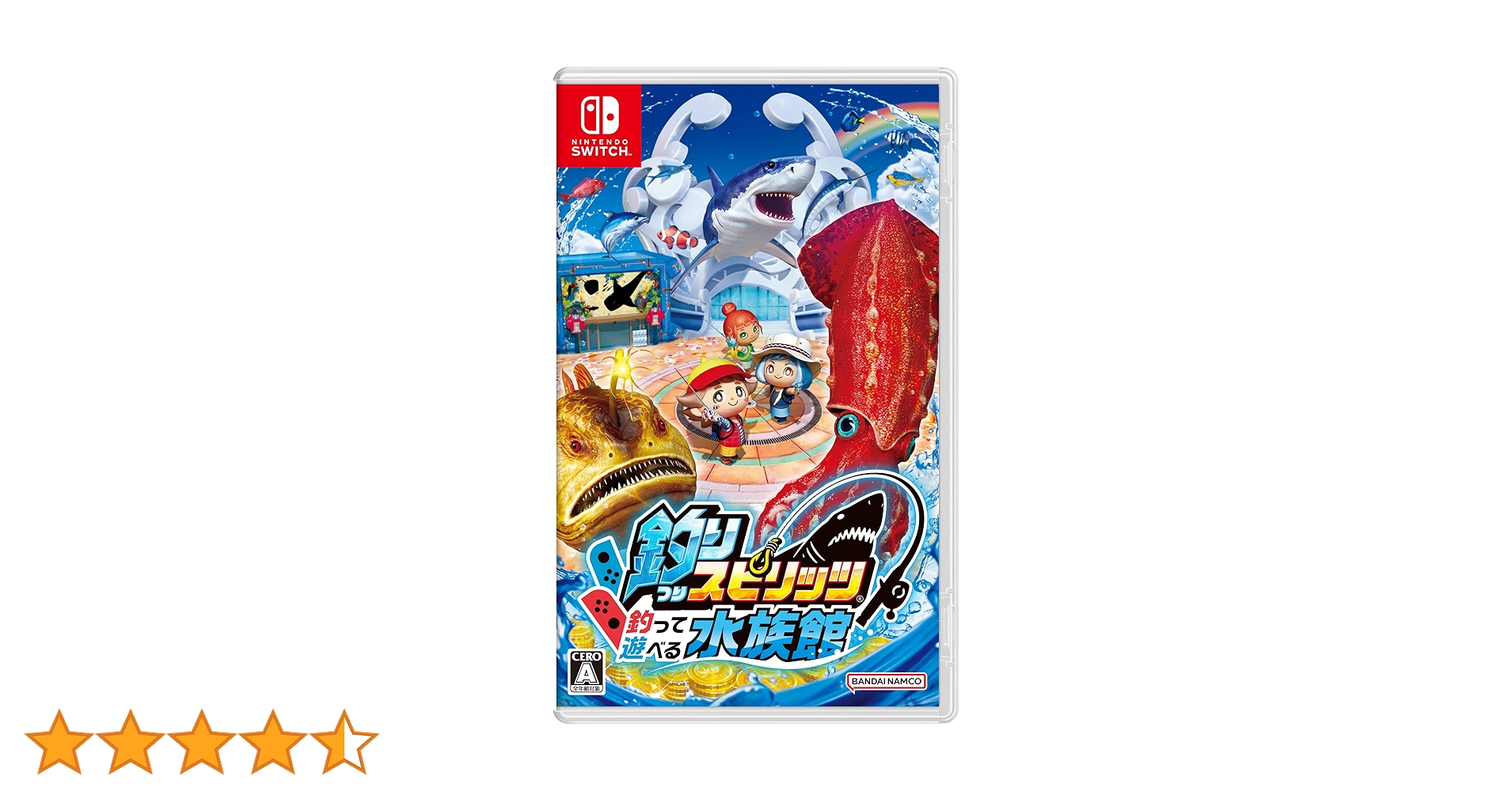 Switch 釣りスピリッツ水族館 リールセット Amazon.co.jp: 【2点セット】釣りスピリッツ 釣って遊べる